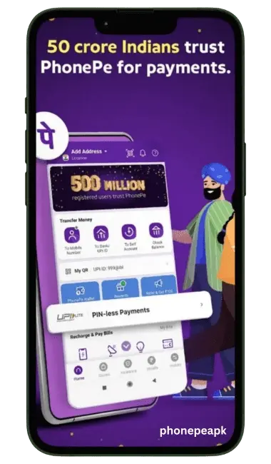 Over 50 crore Indians trust PhonePe for secure and hassle-free payments. Join the community of 500 million registered users today.